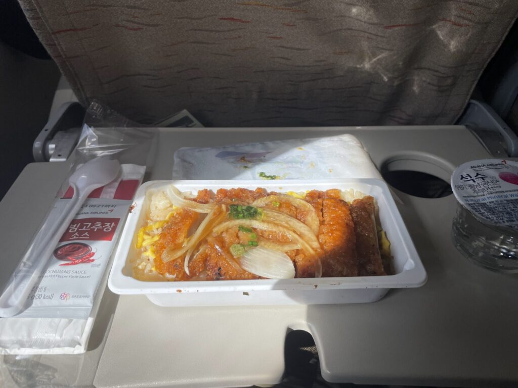アシアナ航空の機内食